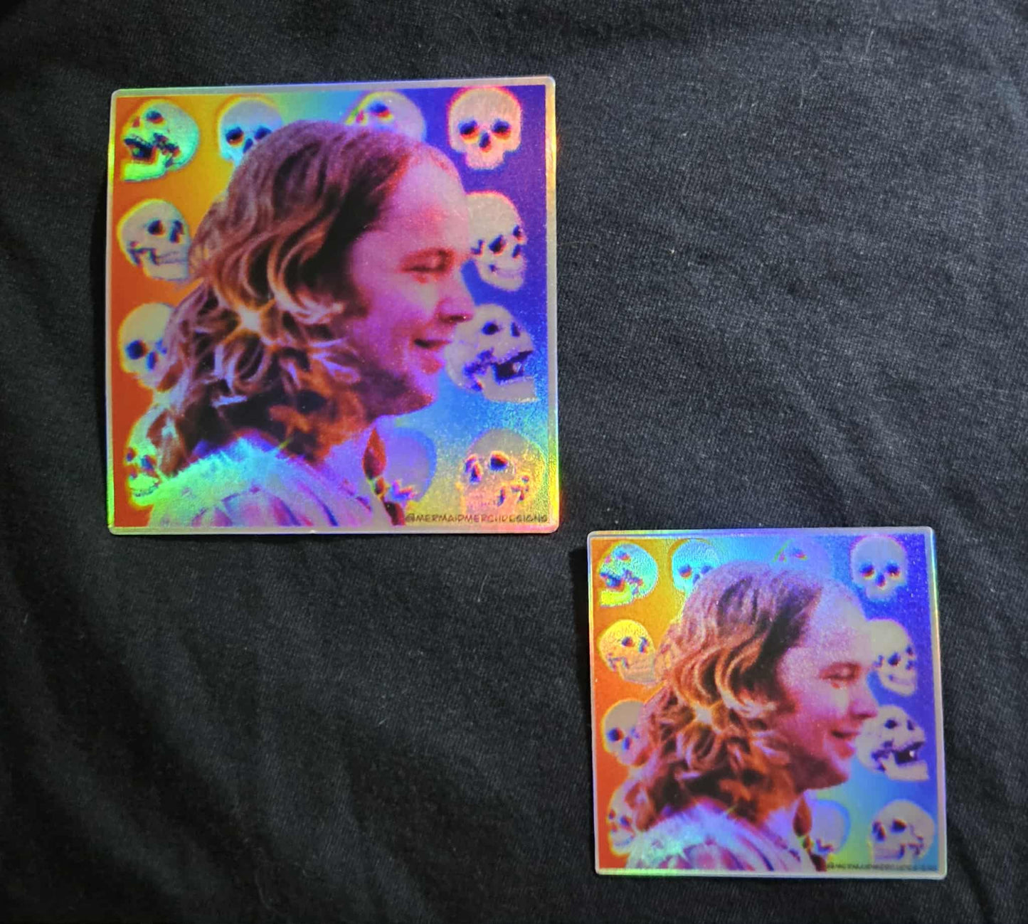 Billy Strings inspired holographic stickers