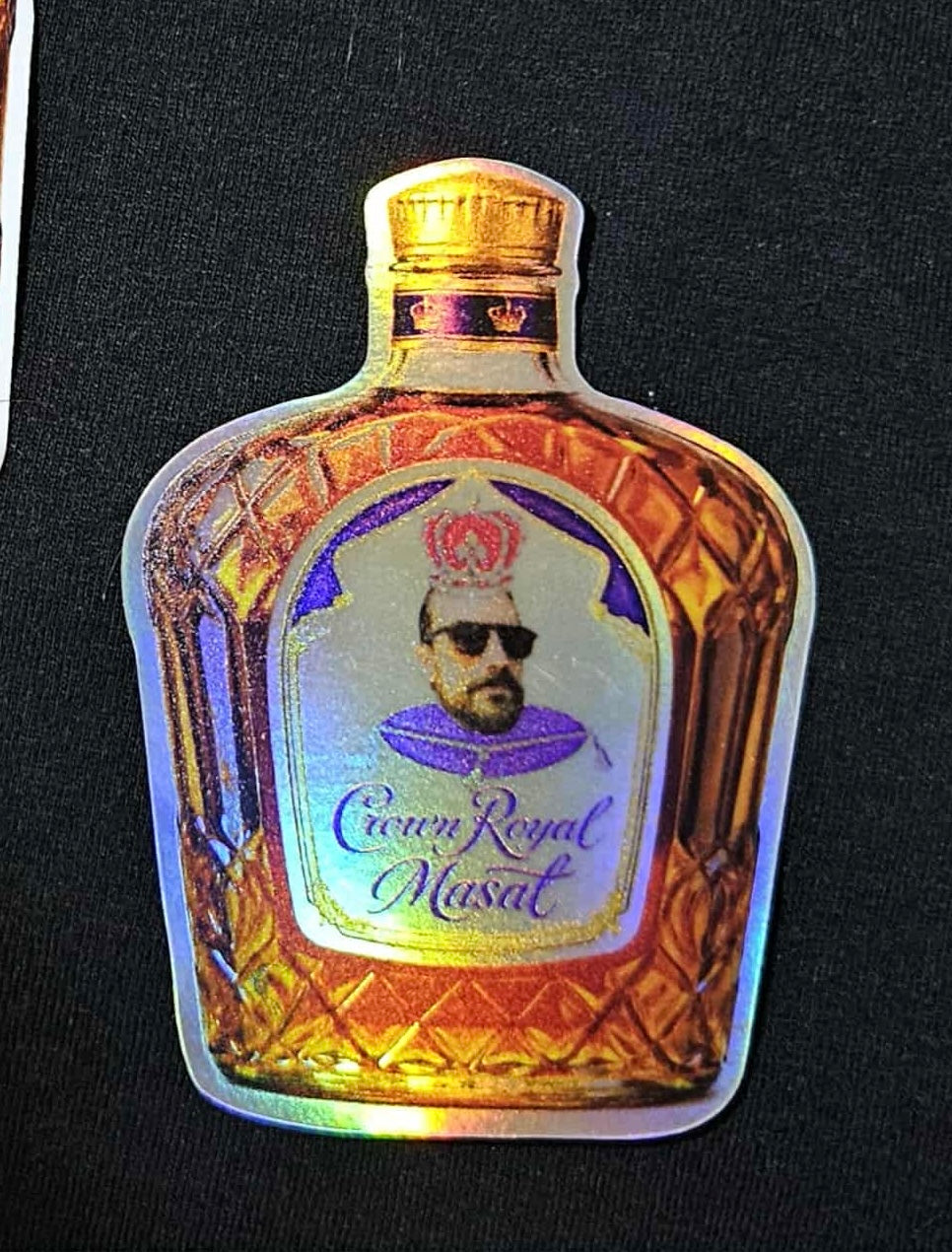 Billy Strings inspired Crown Royal Masat Stickers