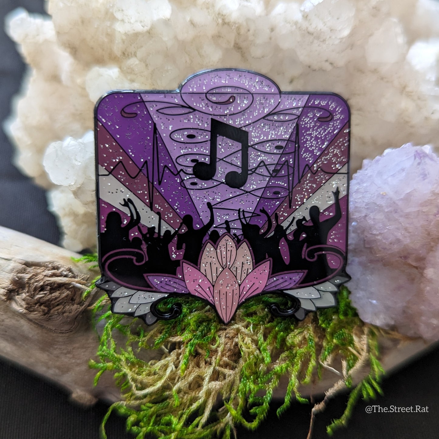 Music is Medicine - 4 version enamel pin set