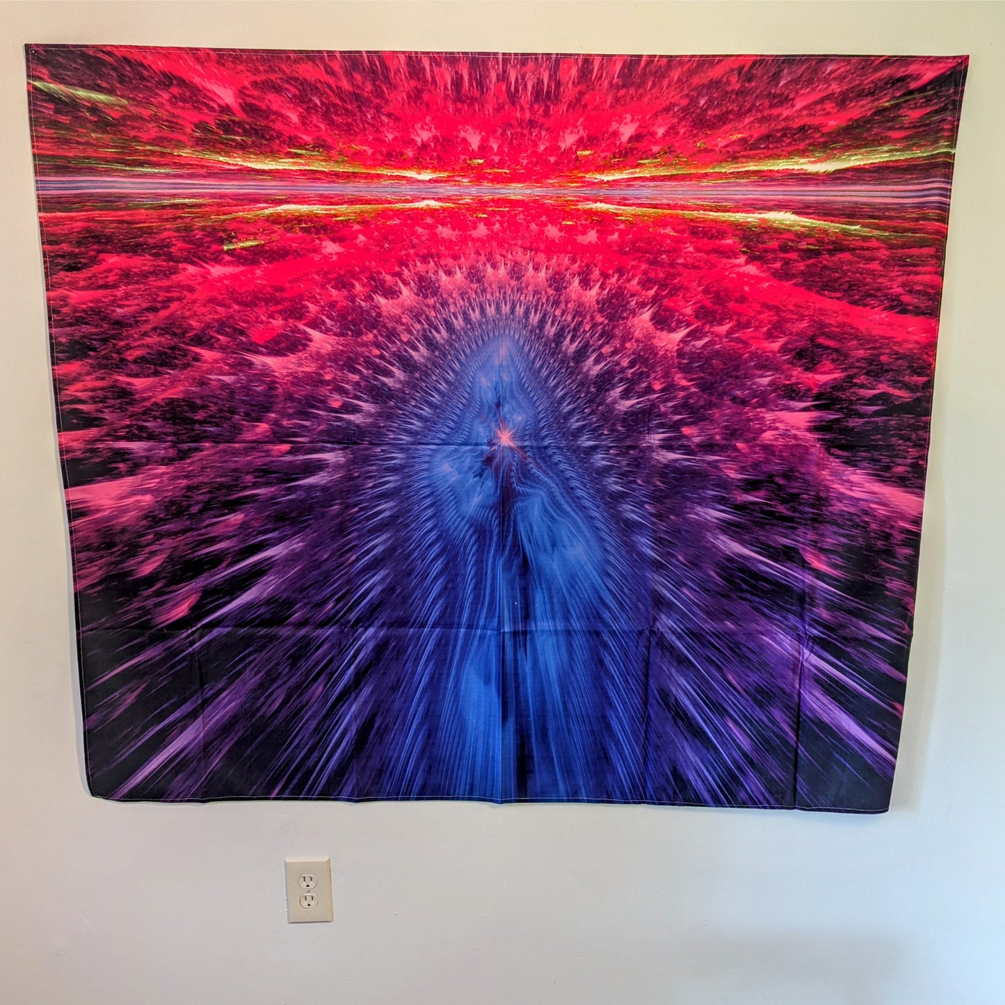 Psychedelic Sunrise Tapestry