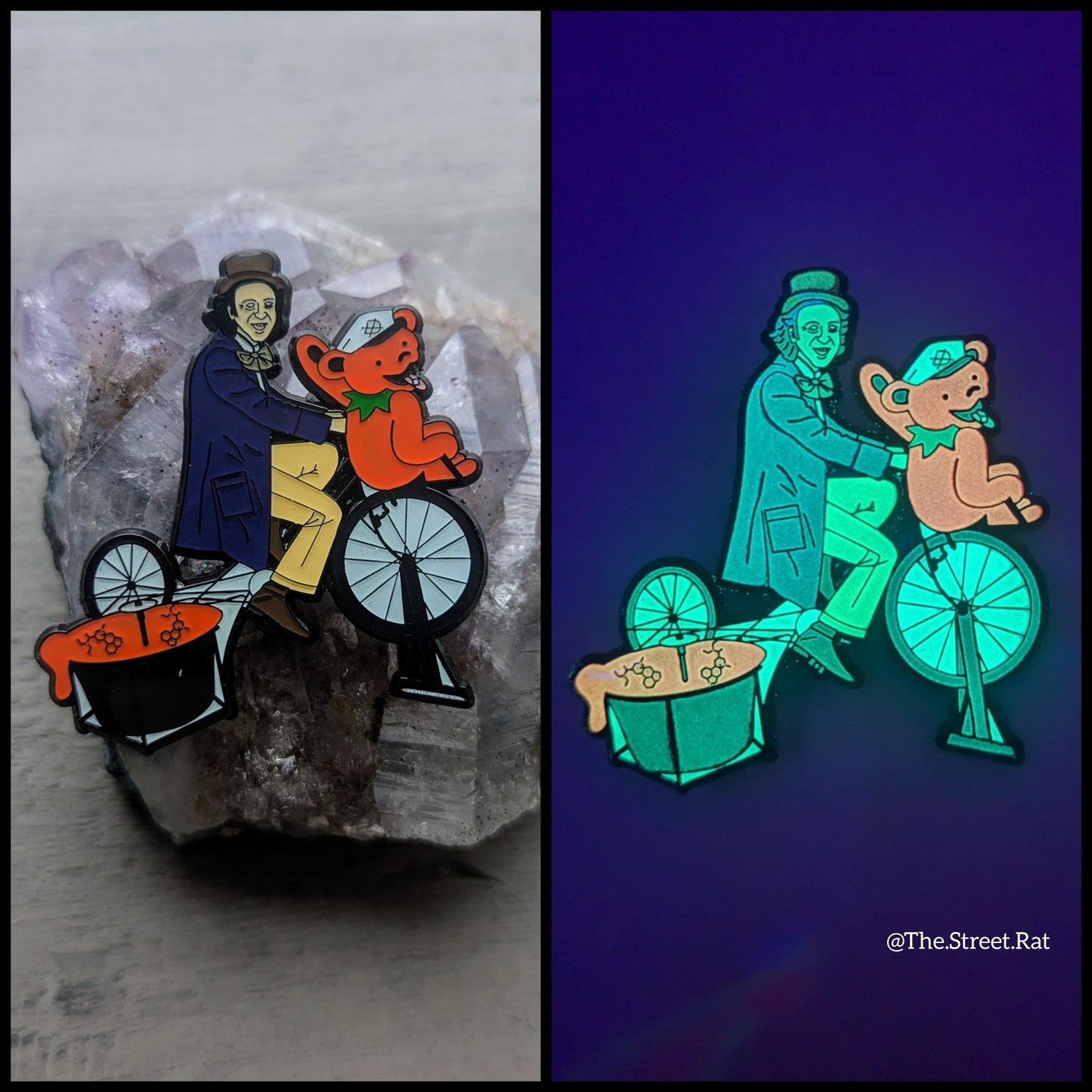 Willy Wonka Bear Trip pin