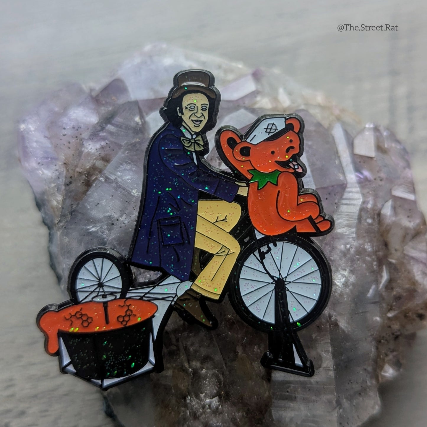 Willy Wonka Bear Trip pin