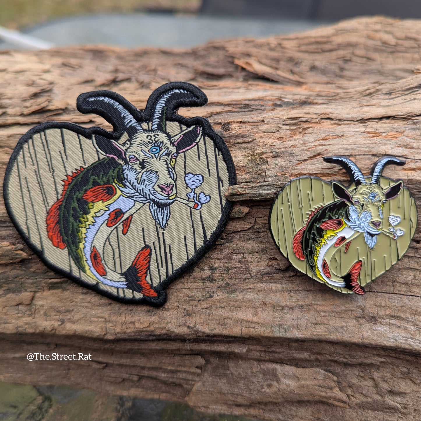 Billy Strings Goat Fish Pin & Patch Combo