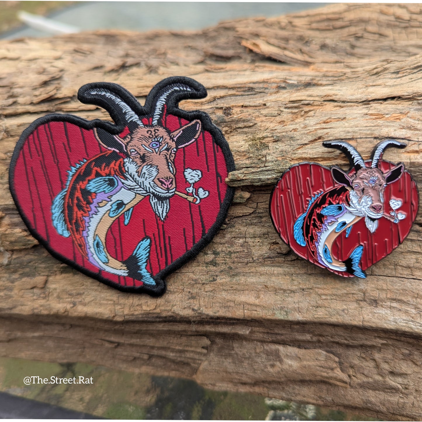 Billy Strings Goat Fish Pin & Patch Combo