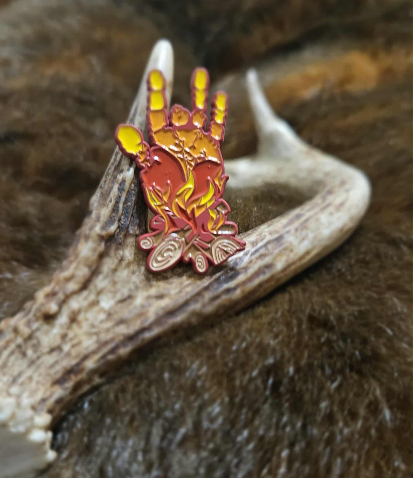 Fire Hand - Red Dye & White Dye