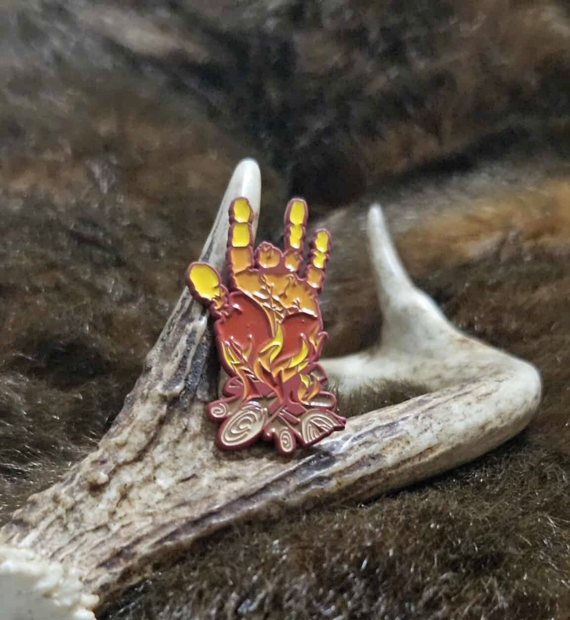 Fire Hand - Red Dye & White Dye
