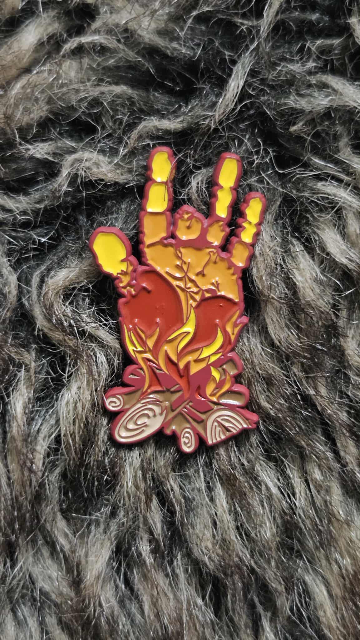Fire Hand - Red Dye & White Dye