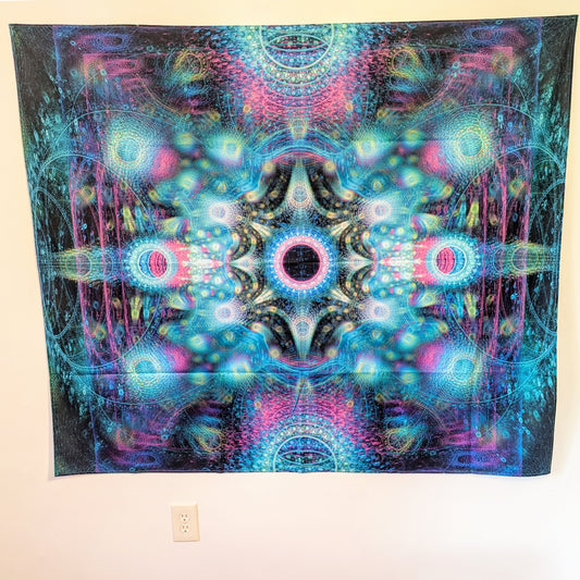Psychedelic Circles Tapestry