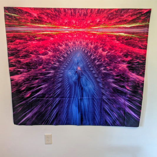 Psychedelic Sunrise Tapestry