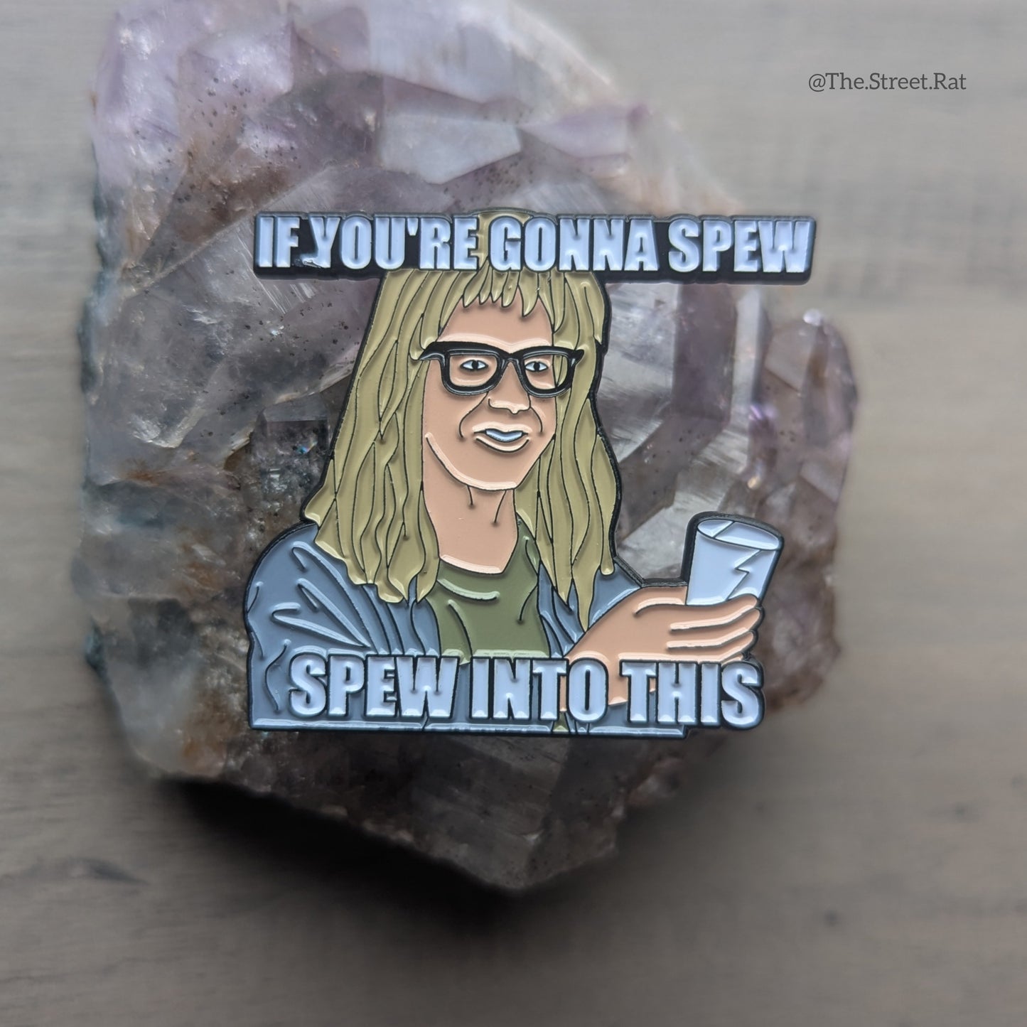 Spew Pin