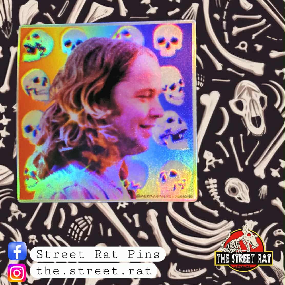 Billy Strings inspired holographic stickers