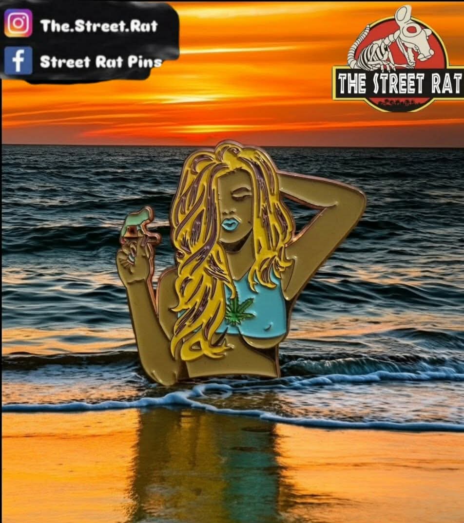 Blonde with a Blunt - Enamel Pin
