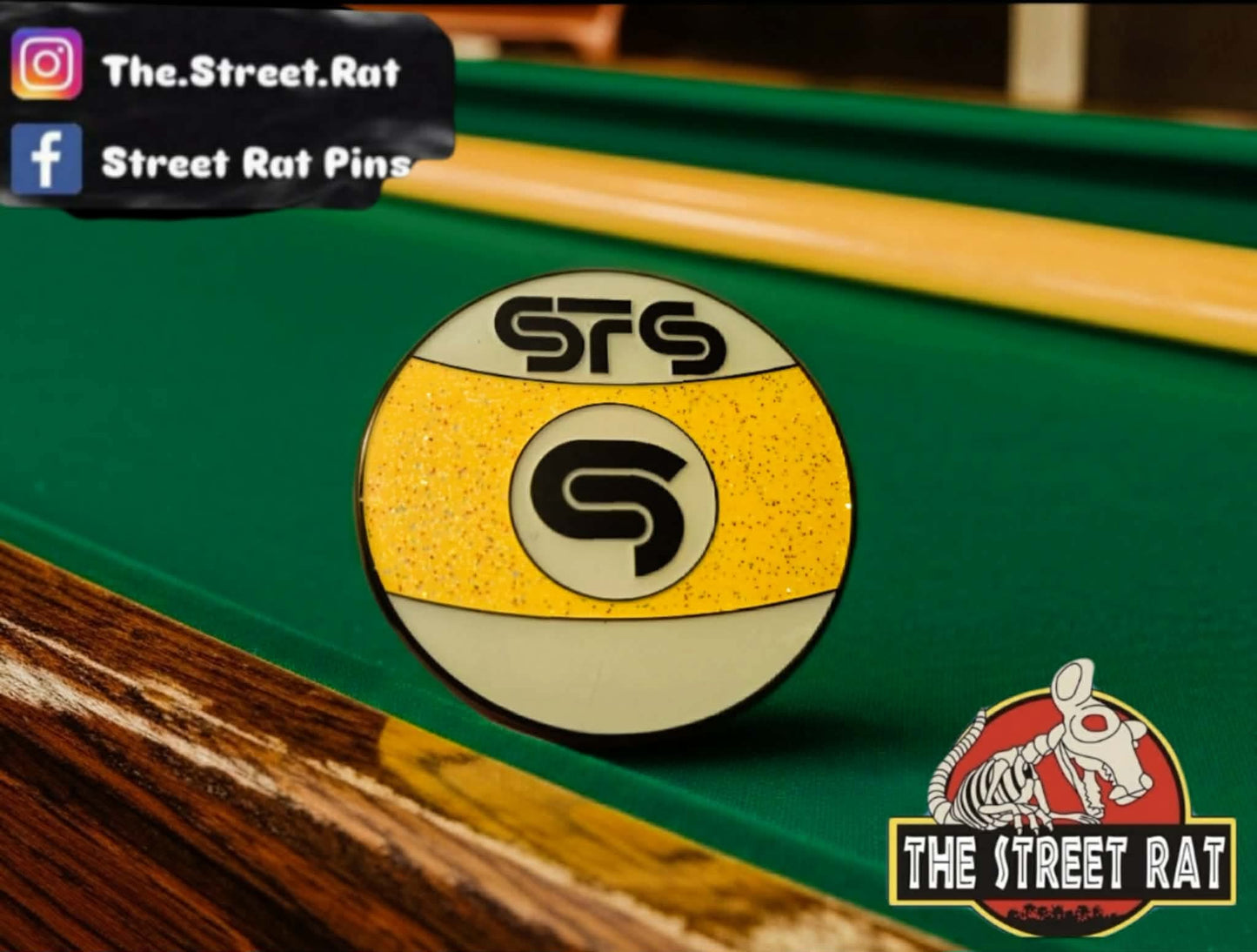 STS9 inspired billiard 9 ball pin