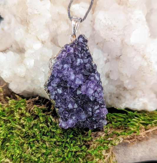 Amethyst & Silver Necklace